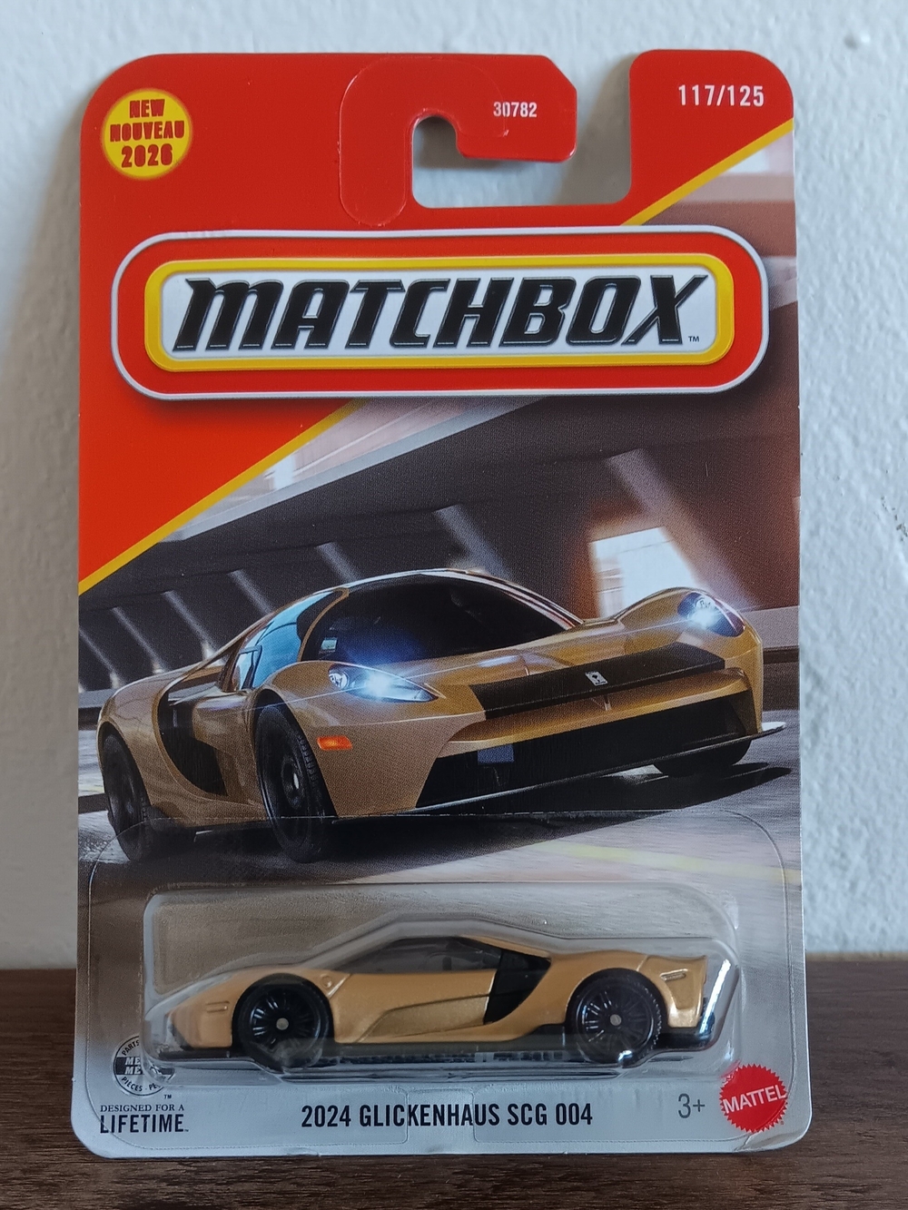 Matchbox 2024 Glickenhaus SCG 004 - Gold